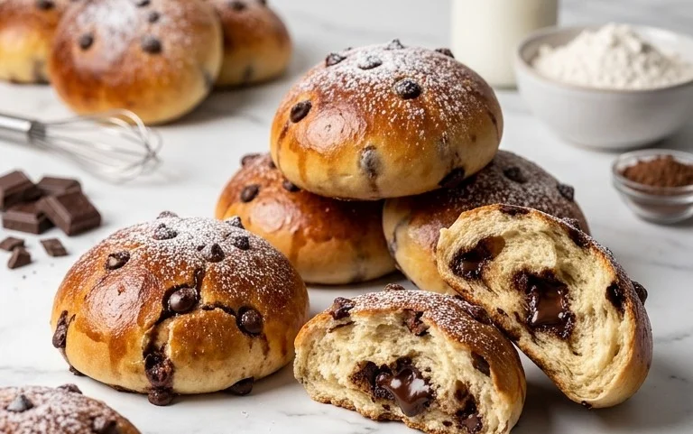 Vegane Schoko-Brötchen: Blitzschnell & lecker!